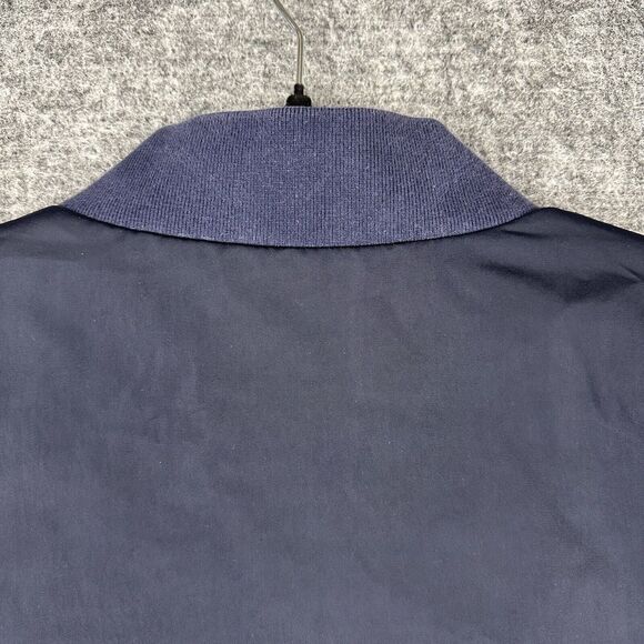 FRAME Jacket Women Medium Blue Navy Bomber Full Zip - Picture 9 of 12